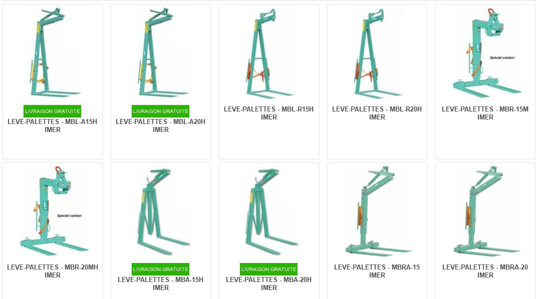 leve palette grue