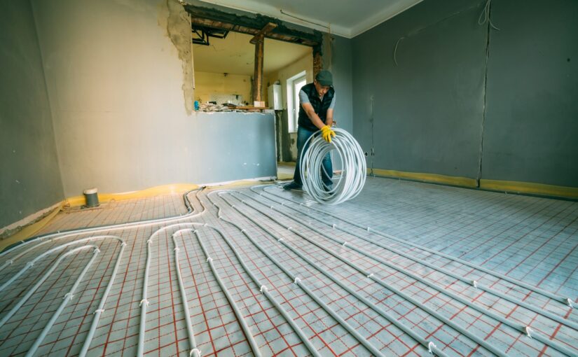 Je me suis décidé à installer un plancher chauffant dans ma maison !